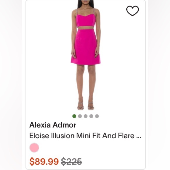 NWT Alexia Admor Eloise Illusion Sweetheart A-Line Dress |Size 2 - Picture 11 of 11